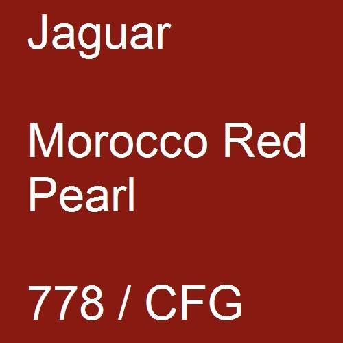 Jaguar, Morocco Red Pearl, 778 / CFG.